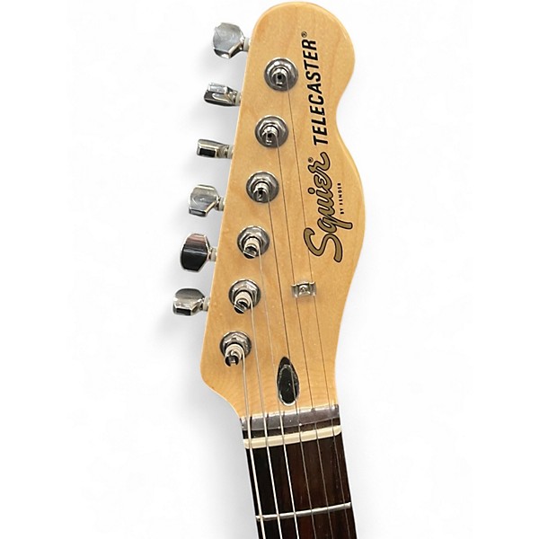 Used Squier AFFINITY TELECASTER OLYMPIC WHITE Solid Body Electric Guitar