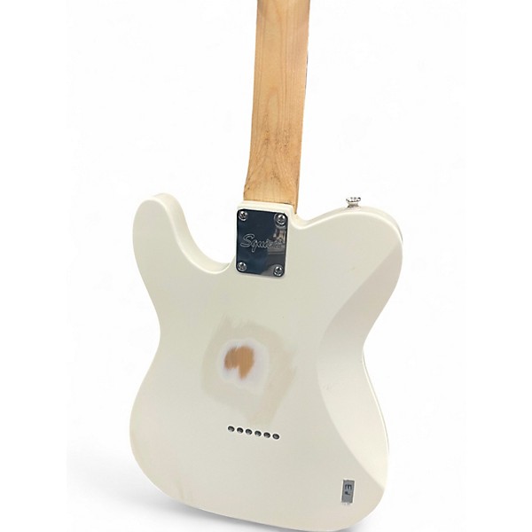 Used Squier AFFINITY TELECASTER OLYMPIC WHITE Solid Body Electric Guitar