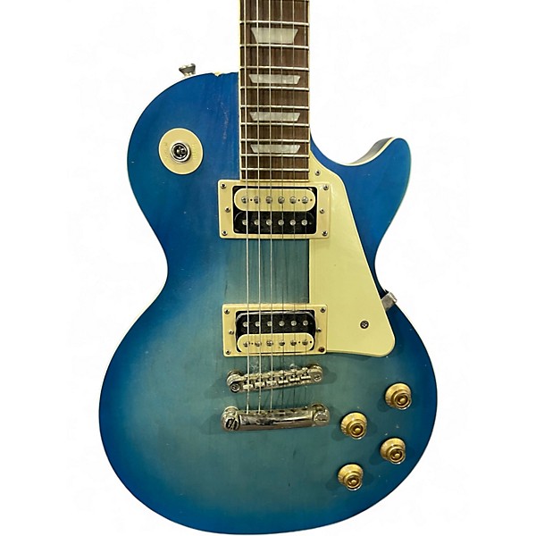Used Epiphone Les Paul Traditional Pro IV Blue Solid Body Electric Guitar