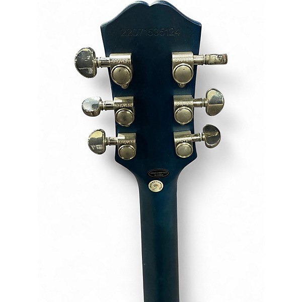 Used Epiphone Les Paul Traditional Pro IV Blue Solid Body Electric Guitar