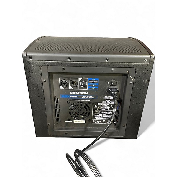 Used Samson RSXM10A 800W 10-inch Active Coaxial Stage Monitor Powered Monitor