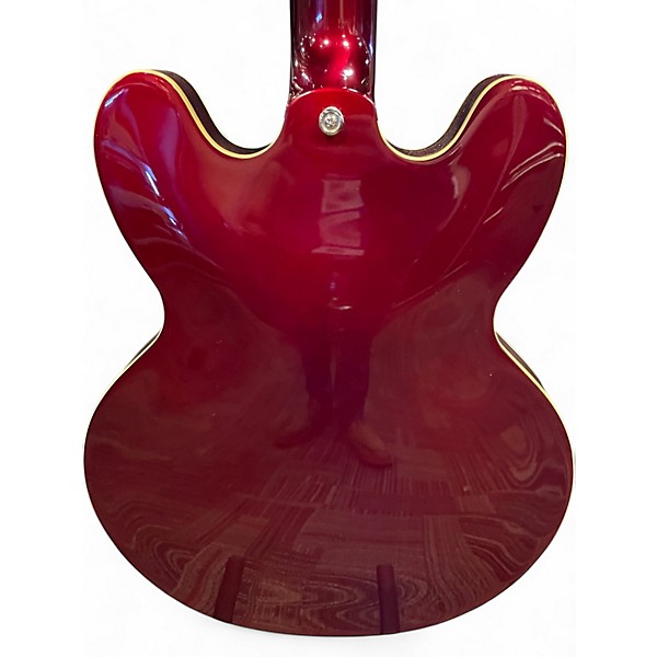 Used Epiphone RIVIERA Candy Apple Red Metallic Hollow Body Electric Guitar