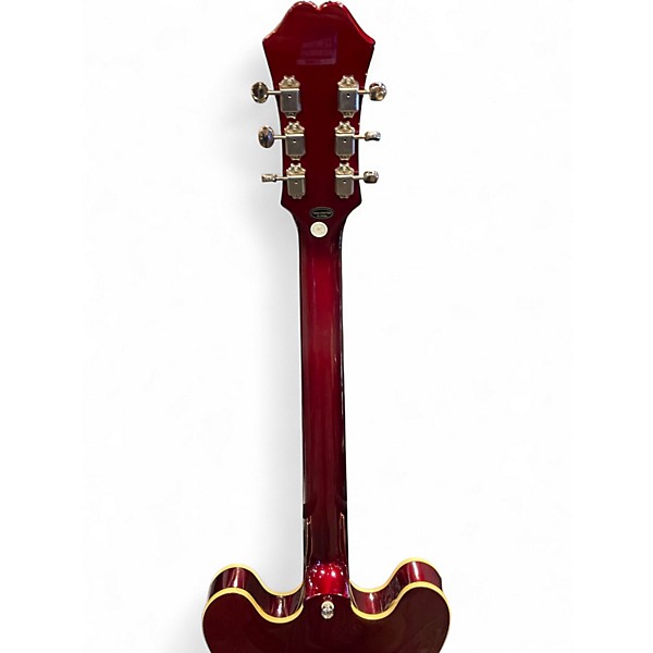 Used Epiphone RIVIERA Candy Apple Red Metallic Hollow Body Electric Guitar