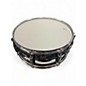 Used Rogers 14in Snare Drum Black Chrome Over Steel Drum