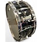 Used Rogers 14in Snare Drum Black Chrome Over Steel Drum