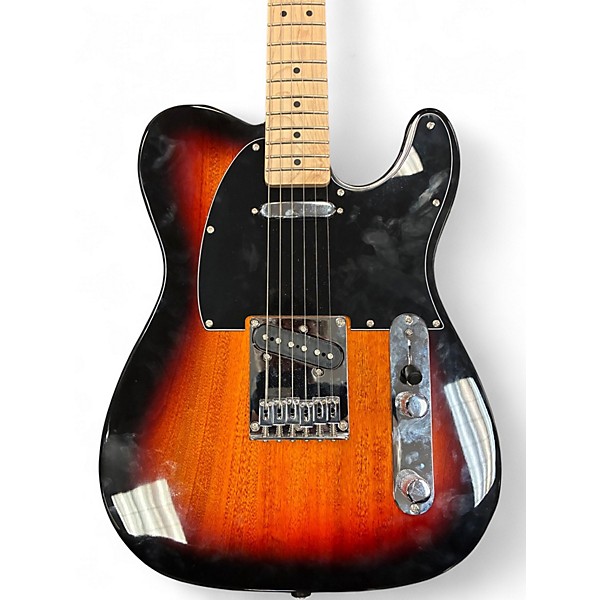 Used Squier Telecaster 2 Color Sunburst Solid Body Electric Guitar
