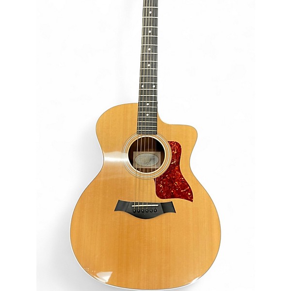 Used Taylor 214CE Natural Acoustic Electric Guitar