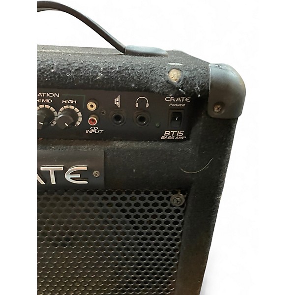 Used Crate BT15 1X8 15W Bass Combo Amp