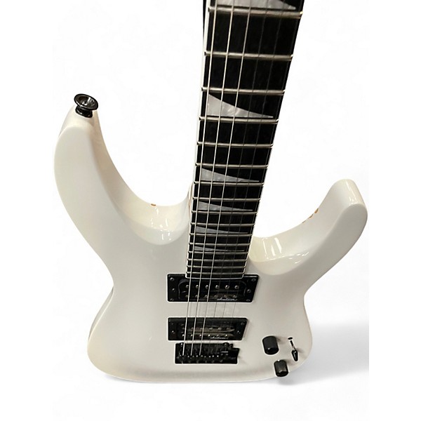 Used Jackson JS22 Dinky White Solid Body Electric Guitar