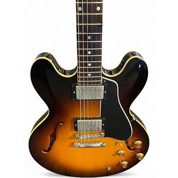 Used Gibson ES335 CUSTOM MEMPHIS 3 Color Sunburst Hollow Body Electric Guitar