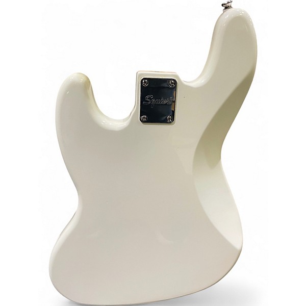 Used Squier affinity jazz bass Alpine White Electric Bass Guitar