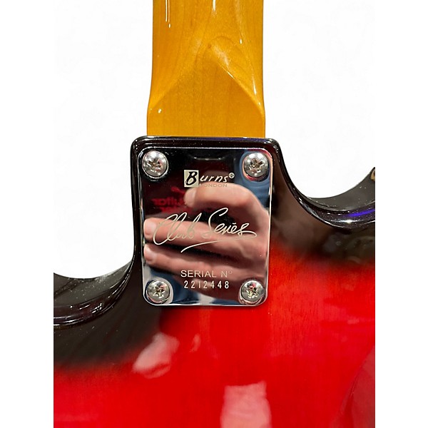 Used Burns marquee club series red burst Solid Body Electric Guitar