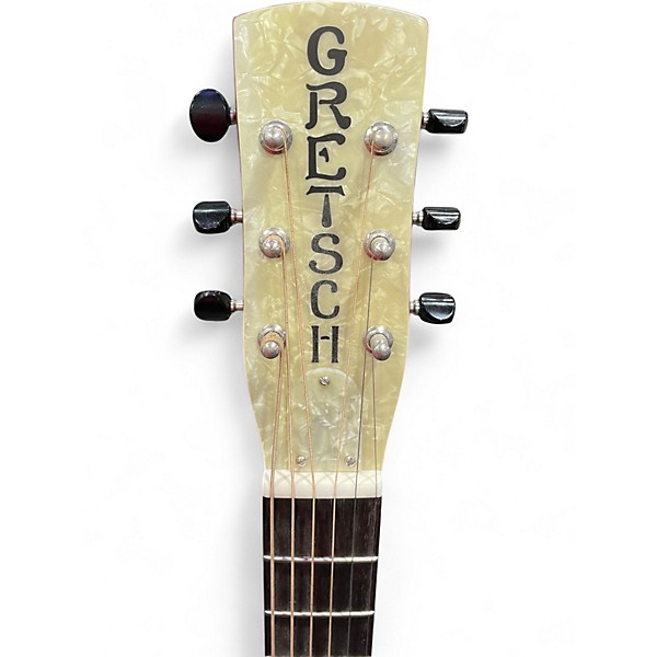 Used Gretsch Guitars G9201 Honeydipper Metal Round Neck Silver Resonator Guitar
