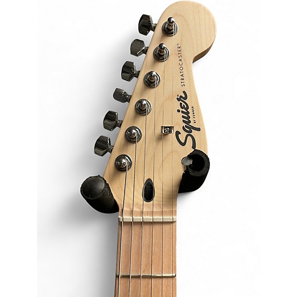 Used Squier Affinity Stratocaster Surf Green Solid Body Electric Guitar