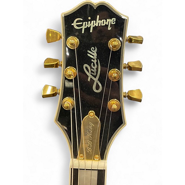 Used Epiphone BB King Lucille Black Hollow Body Electric Guitar