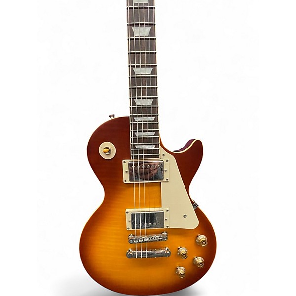 Used 2024 Epiphone 1959 Reissue Les Paul Standard 2 TONE AGED BURST Solid Body Electric Guitar
