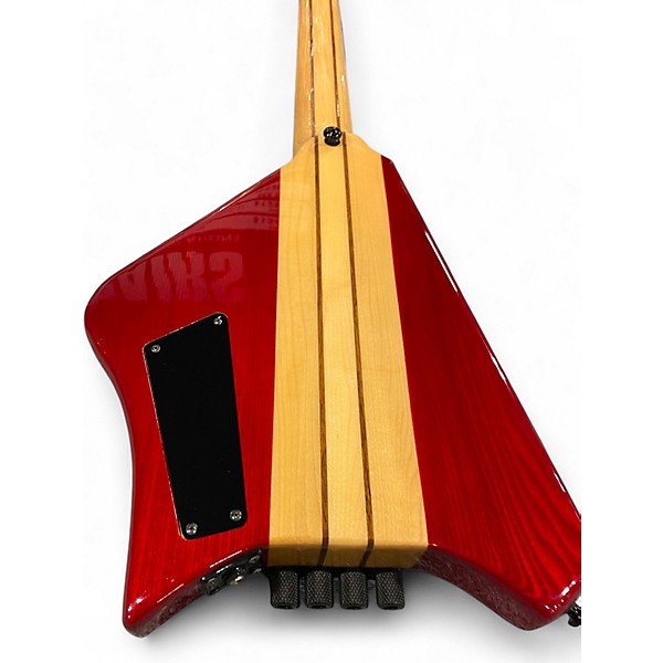 Used 2021 Bootleger ace red Electric Bass Guitar