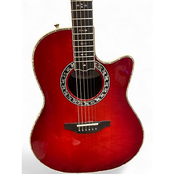 Used Ovation C779LX CUSTOM LEGEND  Cherry Acoustic Electric Guitar