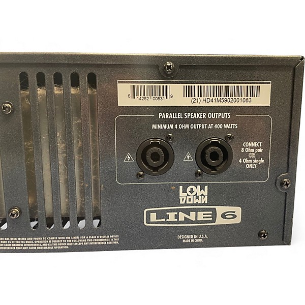 Used Line 6 HD400 Low Down 400W Bass Amp Head