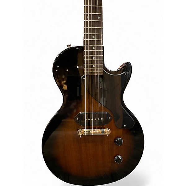 Used Epiphone Les Paul Junior 2 Color Sunburst Solid Body Electric Guitar