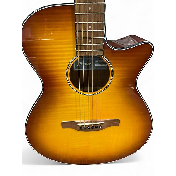 Used Ibanez Aeg70 2 Color Sunburst Acoustic Electric Guitar