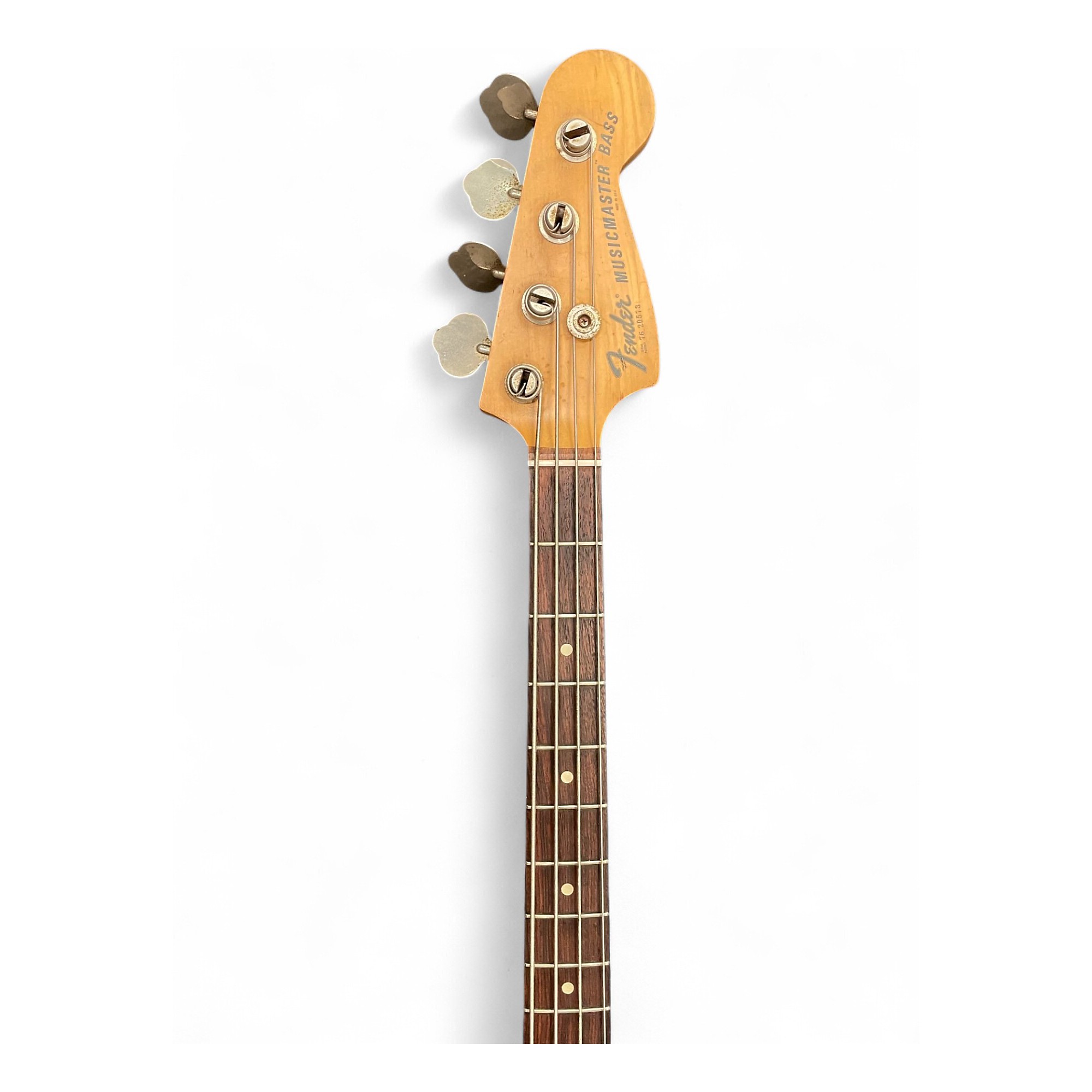 Vintage 1976 Fender MUSICMASTER BASS Black Electric Bass Guitar