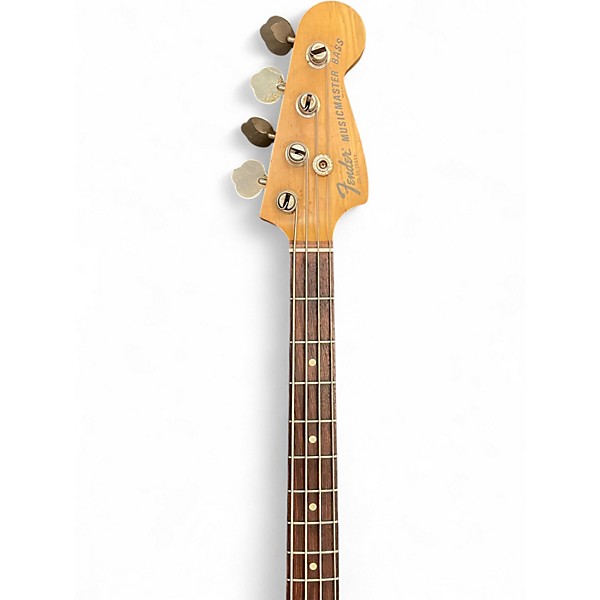 Vintage 1976 Fender MUSICMASTER BASS Black Electric Bass Guitar