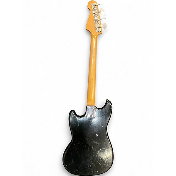 Vintage 1976 Fender MUSICMASTER BASS Black Electric Bass Guitar