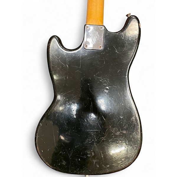 Vintage 1976 Fender MUSICMASTER BASS Black Electric Bass Guitar