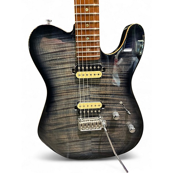 Used Sire LARRY CARLTON T7 FM TRANSPARENT BLACK Solid Body Electric Guitar