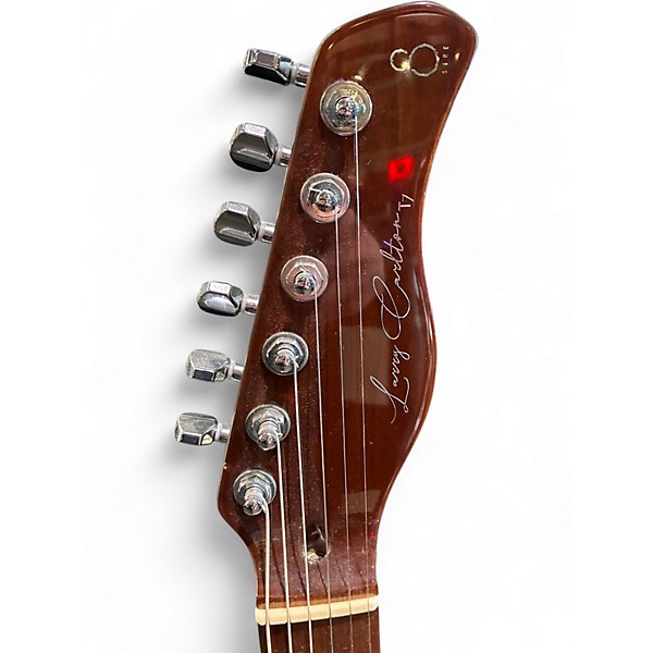 Used Sire LARRY CARLTON T7 FM TRANSPARENT BLACK Solid Body Electric Guitar