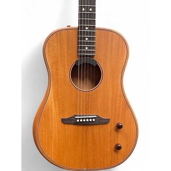 Used Fender Highway Dreadnought Mahogany Acoustic Electric Guitar