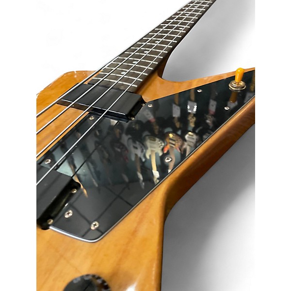 Used Epiphone Korina Explorer Natural Electric Bass Guitar
