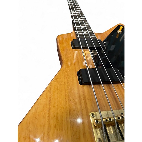 Used Epiphone Korina Explorer Natural Electric Bass Guitar