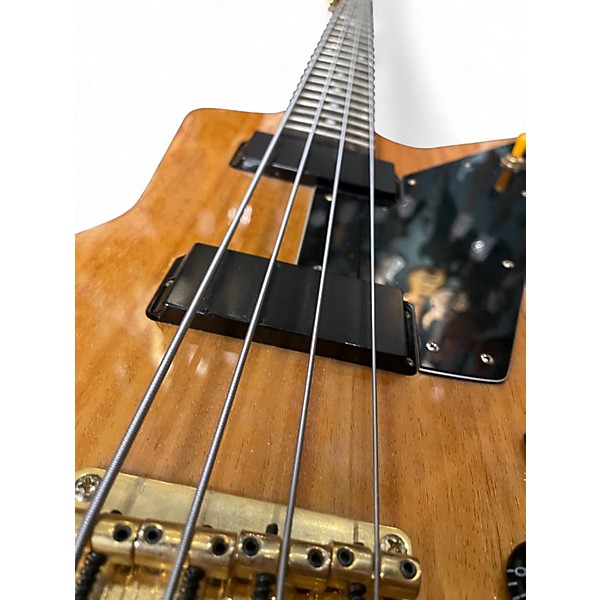 Used Epiphone Korina Explorer Natural Electric Bass Guitar