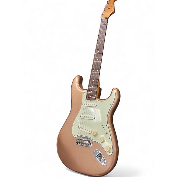 Used Fender Vintera 60s Stratocaster Road Worn FIREMIST GOLD Solid Body Electric Guitar