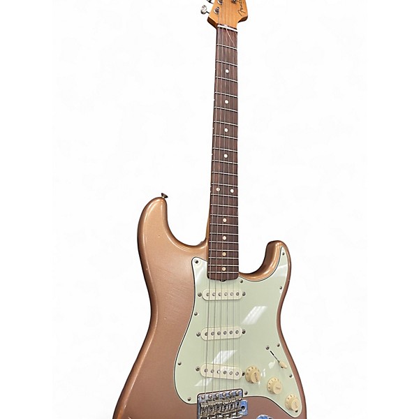 Used Fender Vintera 60s Stratocaster Road Worn FIREMIST GOLD Solid Body Electric Guitar