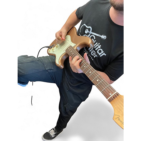 Used Fender Vintera 60s Stratocaster Road Worn FIREMIST GOLD Solid Body Electric Guitar