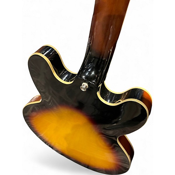 Used Epiphone ES335 Tobacco Burst Hollow Body Electric Guitar