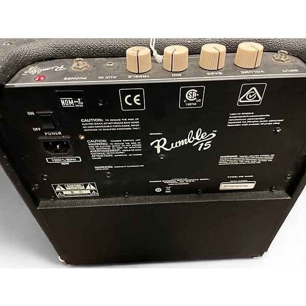 Used Fender Rumble 15 15W 1X8 Bass Combo Amp