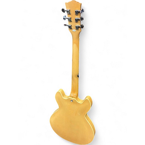 Used Firefly FF338 Birdseye Maple Natural Hollow Body Electric Guitar