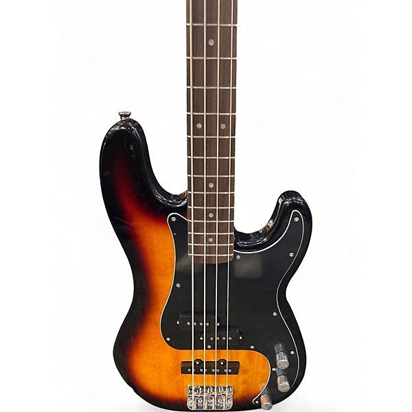 Used Squier Affinity Precision Bass 3 Color Sunburst Electric Bass Guitar