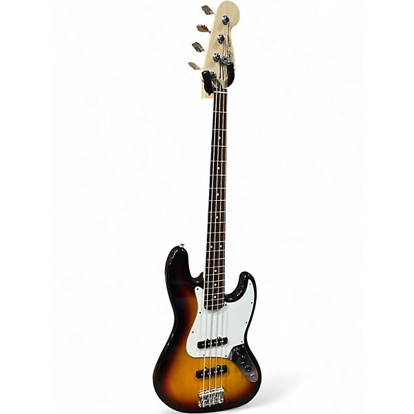Used 2006 Fender STANDARD JAZZ BASS 60TH ANNIVERSARY 2 Color Sunburst Electric Bass Guitar