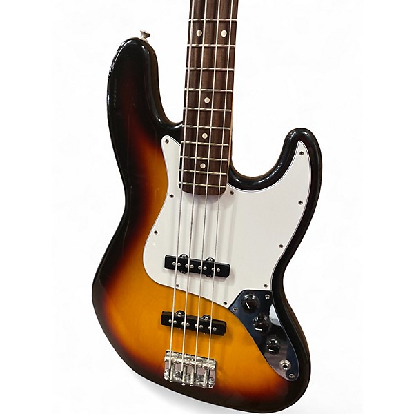 Used 2006 Fender STANDARD JAZZ BASS 60TH ANNIVERSARY 2 Color Sunburst Electric Bass Guitar