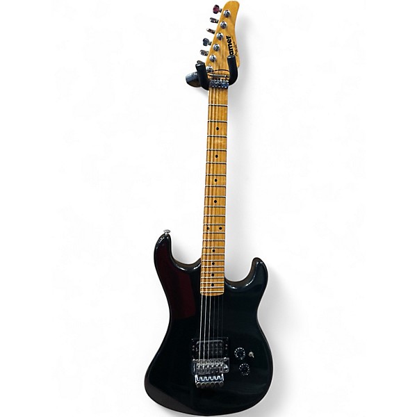 Vintage 1980s Kramer Pacer Black Solid Body Electric Guitar