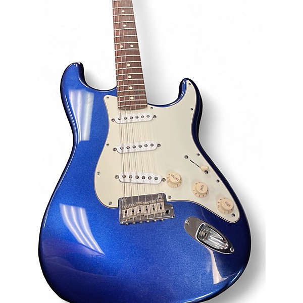 Used 2012 Fender American Standard Stratocaster Mystic Blue Solid Body Electric Guitar