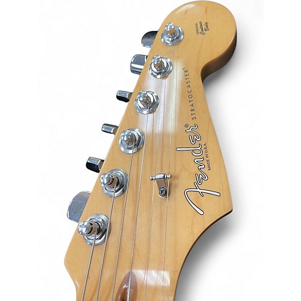 Used 2012 Fender American Standard Stratocaster Mystic Blue Solid Body Electric Guitar