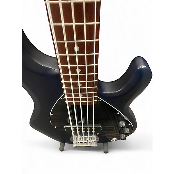 Used Sterling by Music Man StingRay 5 Satin Trans Blue Electric Bass Guitar