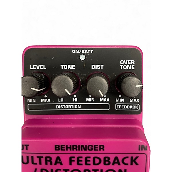 Used Behringer FD300 Ultra Feedback/Distortion Effect Pedal