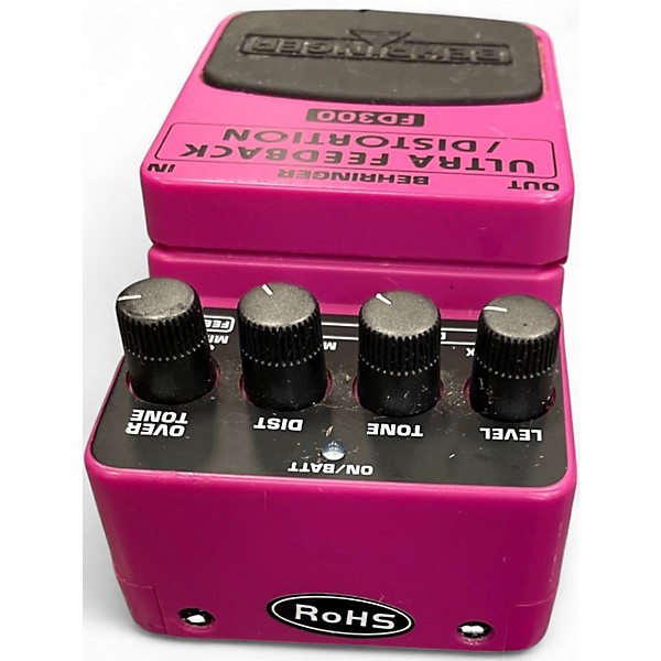 Used Behringer FD300 Ultra Feedback/Distortion Effect Pedal